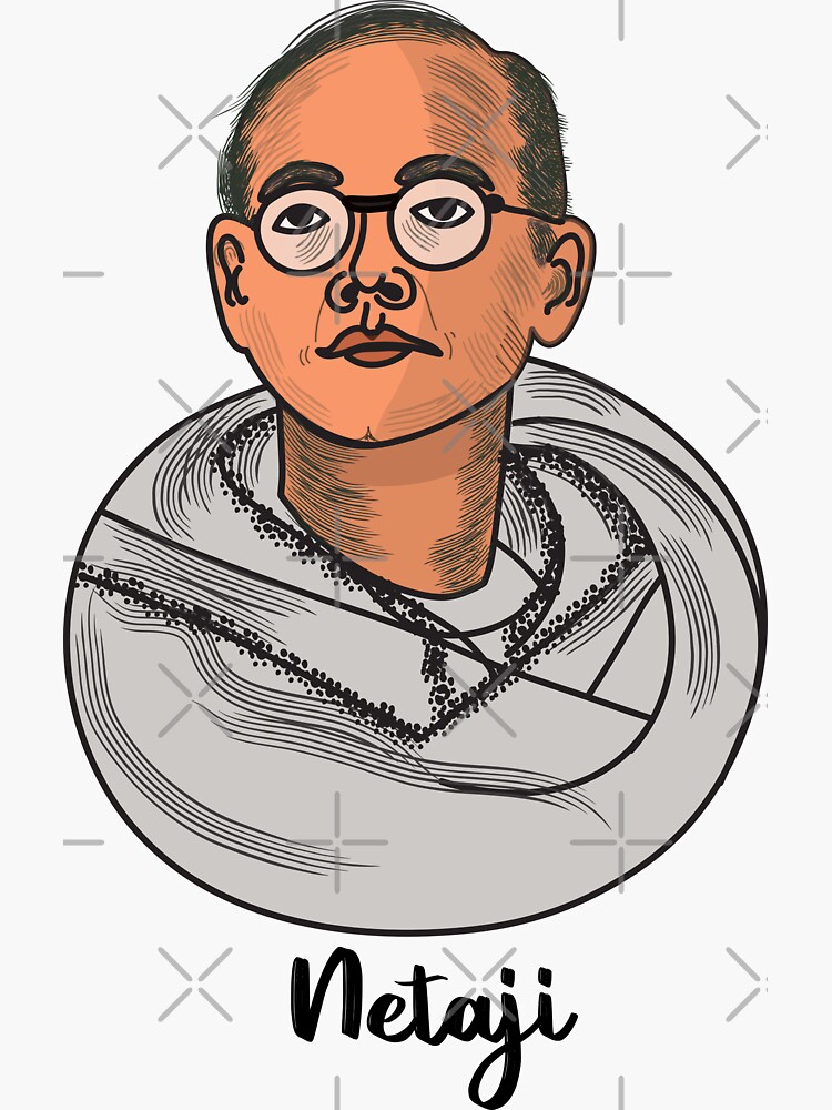 illustration of Indian background with Nation Hero and Freedom Fighter Subhash  Chandra Bose Pride of India:: tasmeemME.com