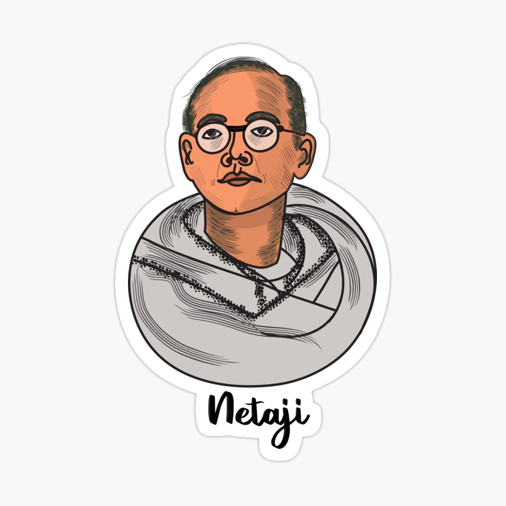 Subhash Chandra Bose Portrait PNG Transparent Images Free Download | Vector  Files | Pngtree