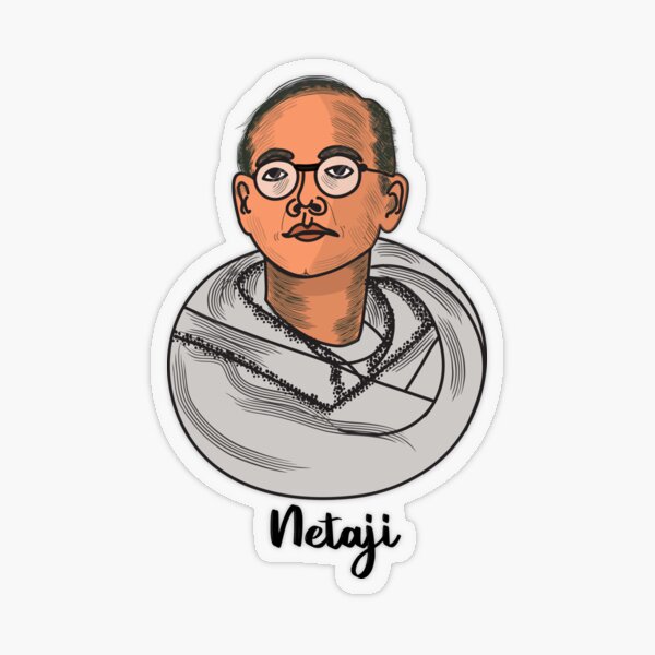 Easy drawing of Subhash Chandra Bose | Easy drawings, Male sketch, Drawings