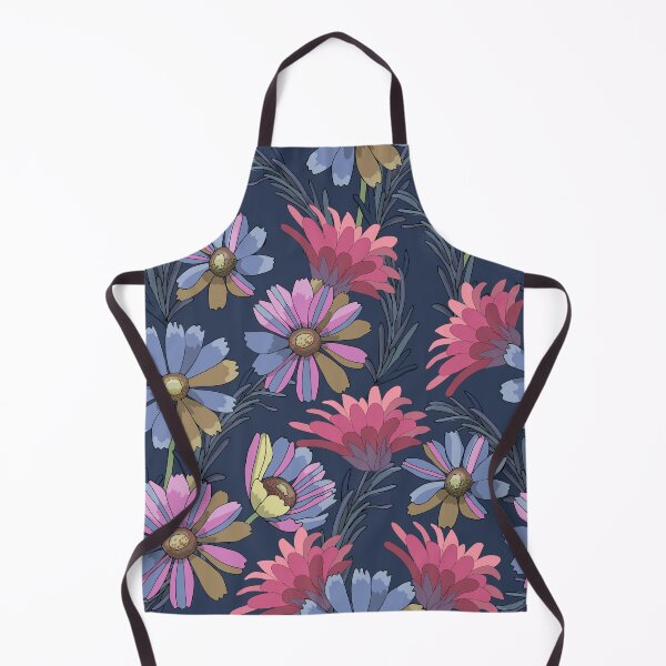 Item preview, Floral pattern with pink and blue flowers designed and sold by Birdhead.