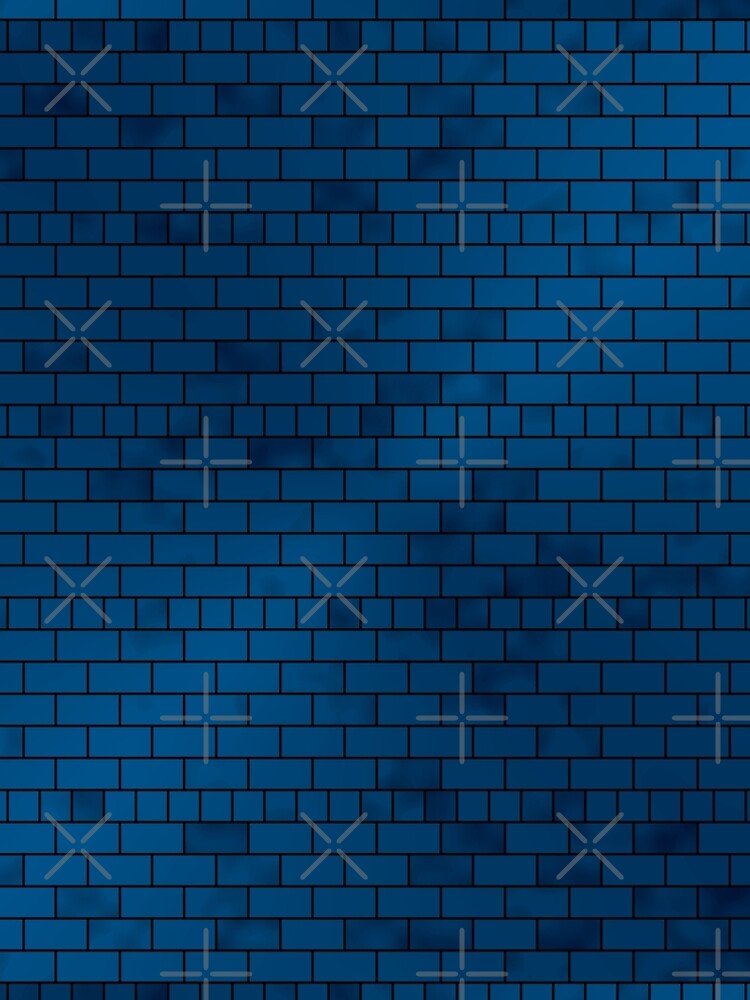 Thumbnail 5 von 5, A-Linien Kleid, Blaue Backsteinmauer [Roufxis-Rb] designt und verkauft von RoufXis.