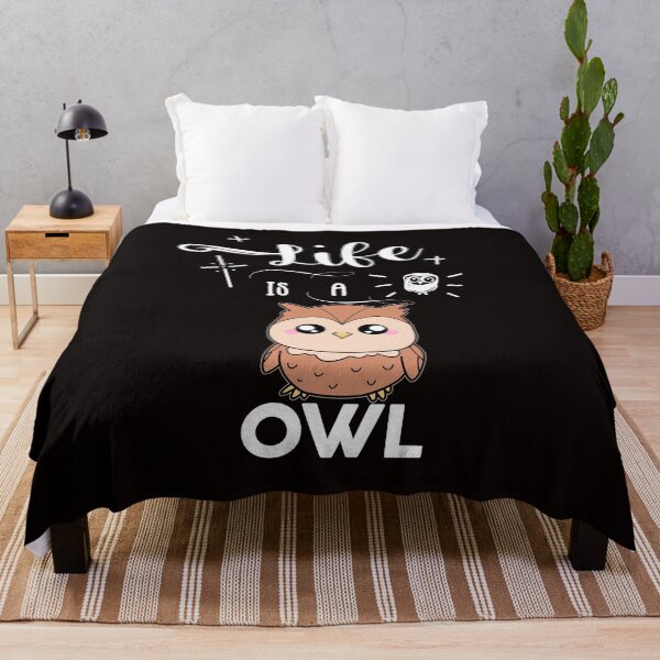 Item preview, Owl saying funny life designed and sold by Imutobi.