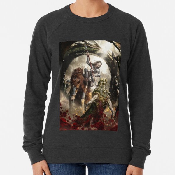 Saint Georgine and the Dragon Lightweight Sweatshirt