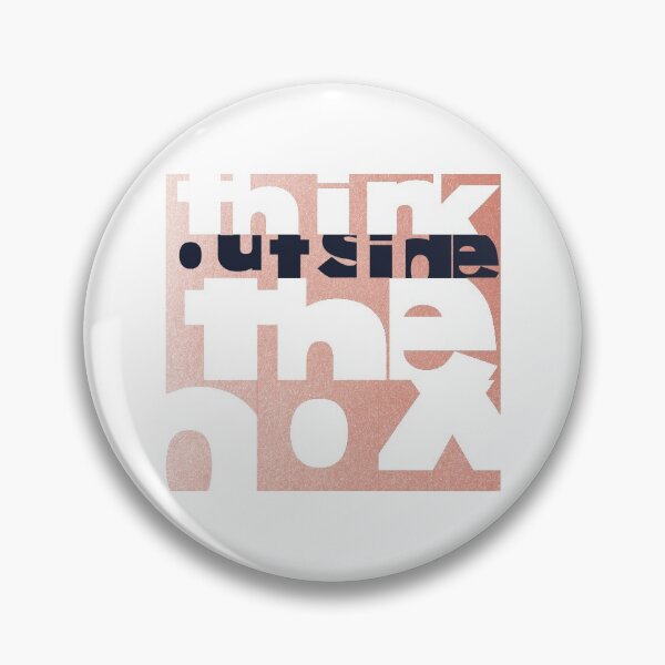 Item preview, Think outside the box - Cube design - Pink and black designed and sold by crazycollective.