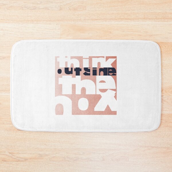 Item preview, Think outside the box - Cube design - Pink and black designed and sold by crazycollective.