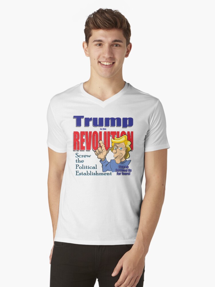 trump v neck t shirt