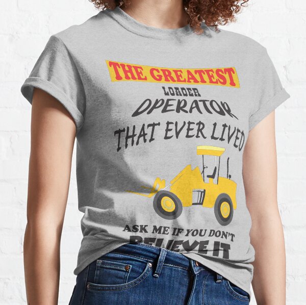 Front end loader with forks Classic T-Shirt