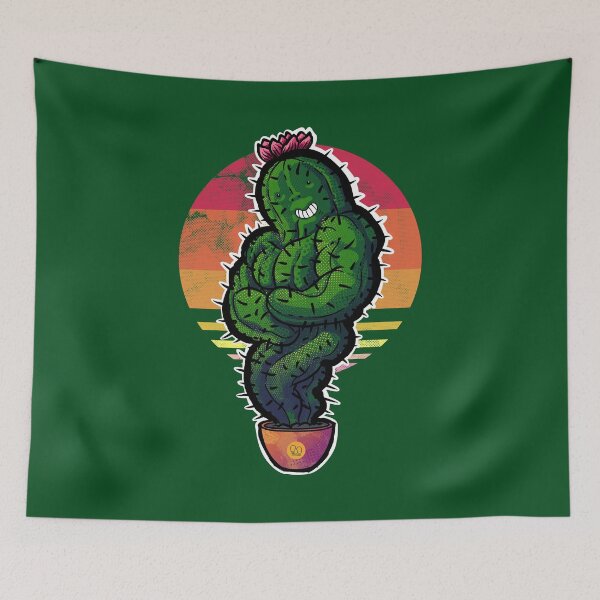 Item preview, Abs In Progress Incomplete Cactus man Green theme designed and sold by Walkcircle.