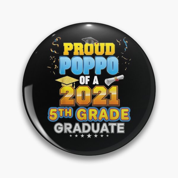 Item preview, Proud Poppo Of A 2021 5th Grade Graduate Last Day School Gift  designed and sold by dominique235.