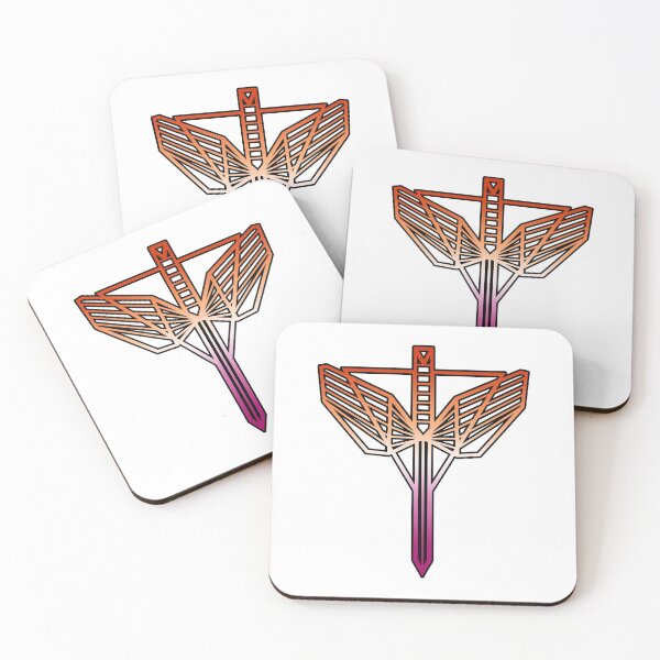 Item preview, Lesbian Pride – Wynonna Earp – Angel Shield designed and sold by brenda-lee.