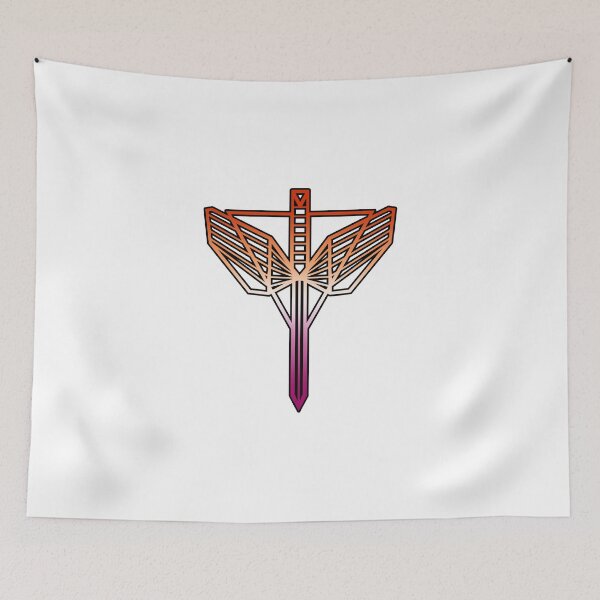 Item preview, Lesbian Pride – Wynonna Earp – Angel Shield designed and sold by brenda-lee.