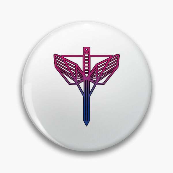 Item preview, Bisexual Pride – Wynonna Earp – Angel Shield designed and sold by brenda-lee.