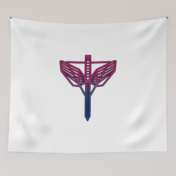 Item preview, Bisexual Pride – Wynonna Earp – Angel Shield designed and sold by brenda-lee.