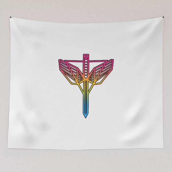 Item preview, Pansexual Pride – Wynonna Earp – Angel Shield designed and sold by brenda-lee.