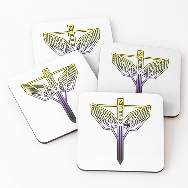 Item preview, Non-Binary Pride – Wynonna Earp – Angel Shield designed and sold by brenda-lee.