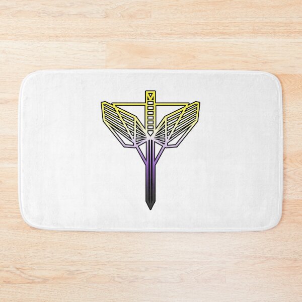 Item preview, Non-Binary Pride – Wynonna Earp – Angel Shield designed and sold by brenda-lee.