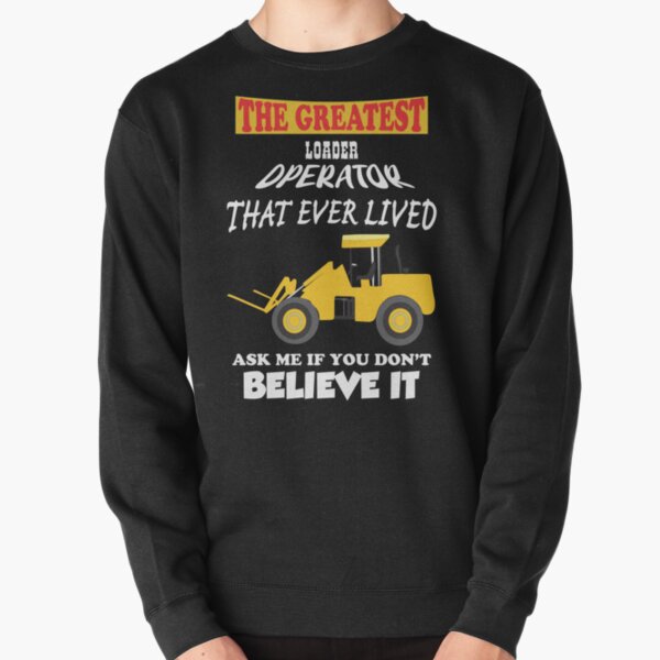 Front end loader with forks Pullover Sweatshirt