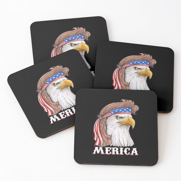 Item preview, Eagle Mullet 4th Of July USA American Flag Merica designed and sold by JudithRFlynn.