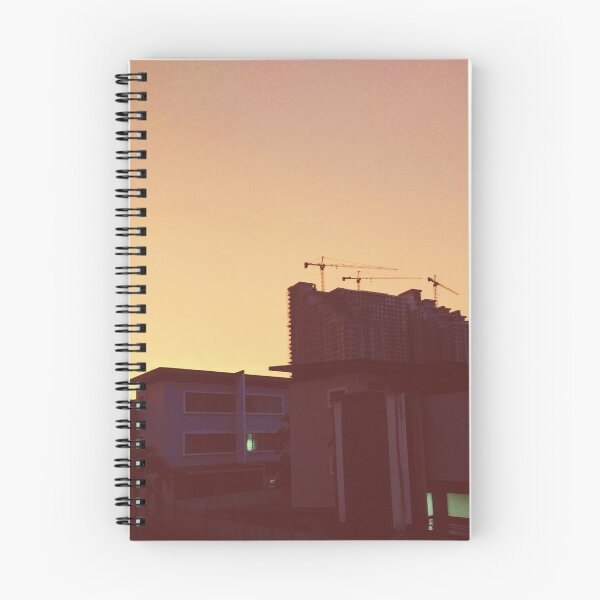 Item preview, Aesthetic Orange Sky City View Photography Design designed and sold by Nita Sophian.