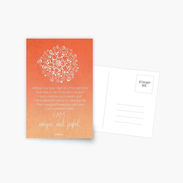 Item preview, Sacral Chakra Affirmation designed and sold by CarlyMarie.