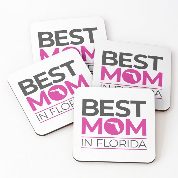 Artikelvorschau, Beste Mutter in Florida (pink / grau) entworfen und verkauft von OddPop.