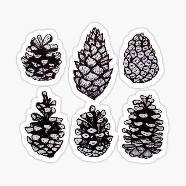 Drunken Cones Sticker