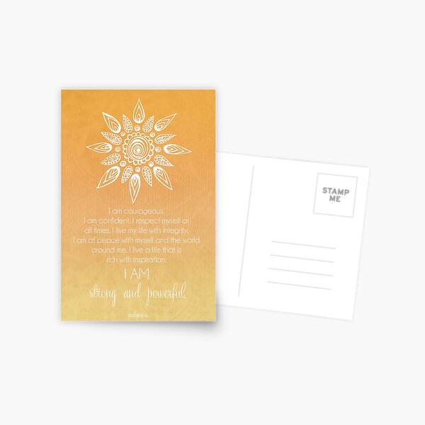 Item preview, Solar Plexus Chakra Affirmation designed and sold by CarlyMarie.