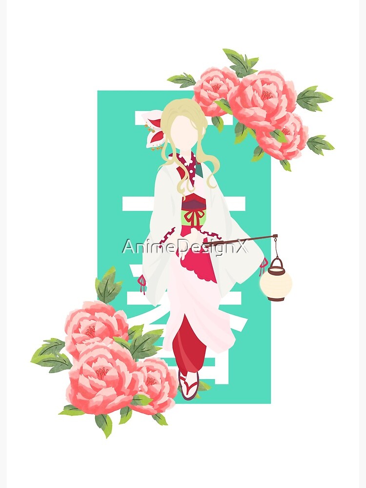 Yashiro Nene - Jibaku Shounen Hanako-kun minimalist anime print   Photographic Print for Sale by AnimeDesignX