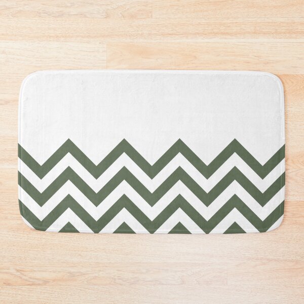 Item preview, Chevron grayish green and white concept pattern designed and sold by likebakerdo.