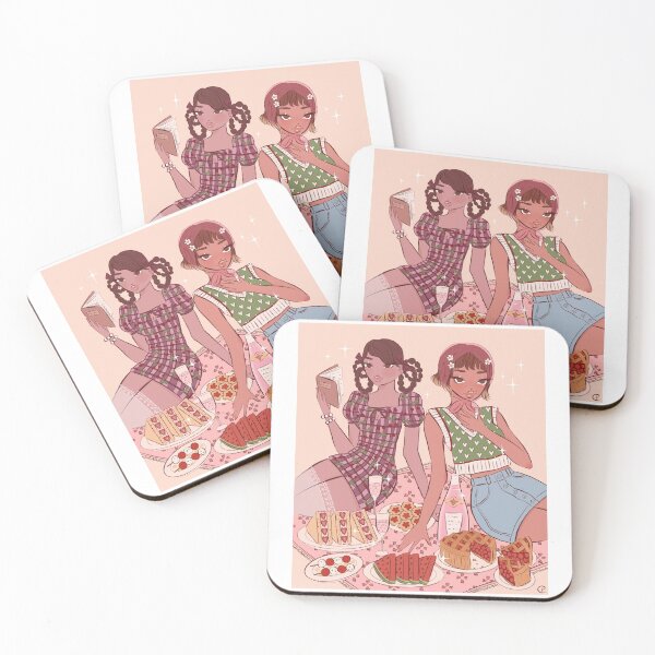 Item preview, Cute Picnic Girls designed and sold by tulipicetea.