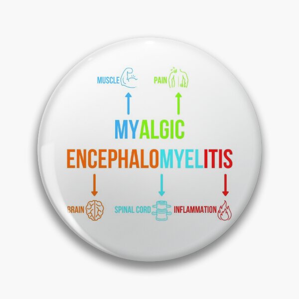 Artikelvorschau, Buntes myalgisches Enzephalomyelitis-Definitionsdiagramm entworfen und verkauft von Chantelle Spies.