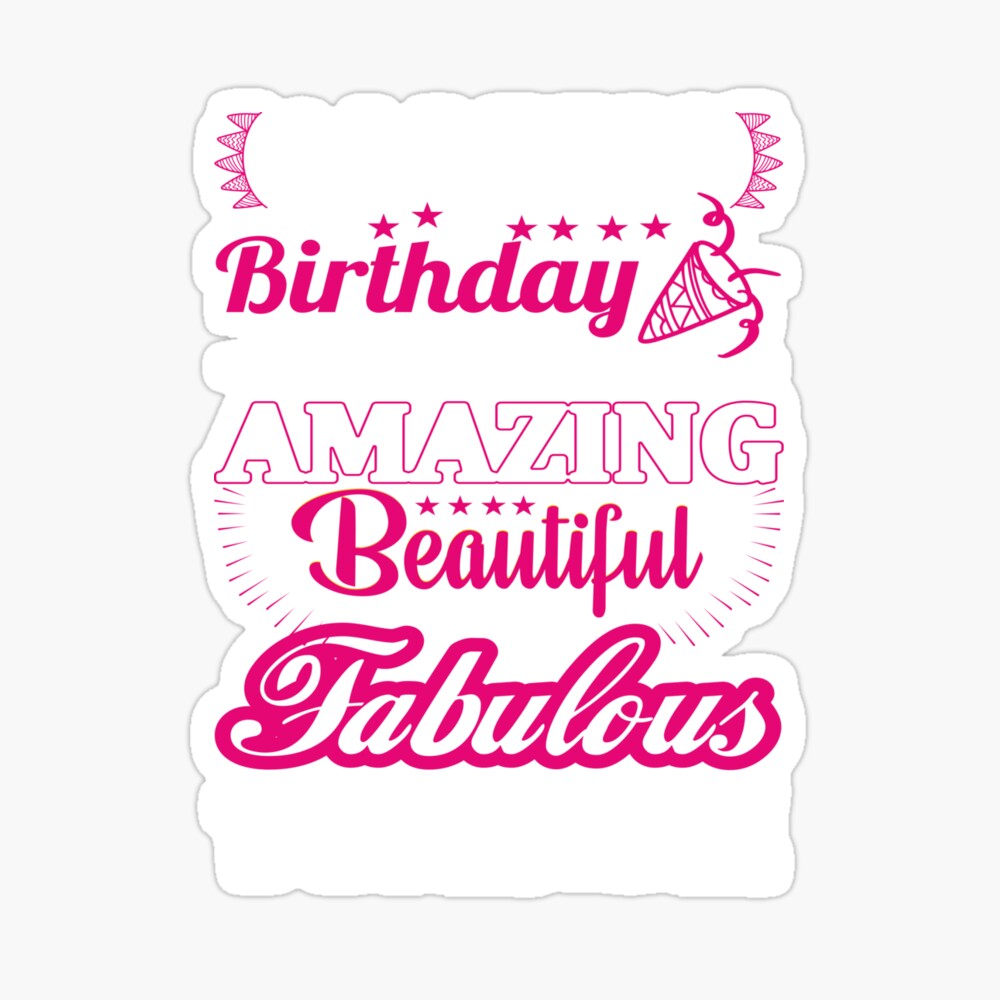 Happy Birthday To My Amazing Beautiful And Fabulous Niece Poster