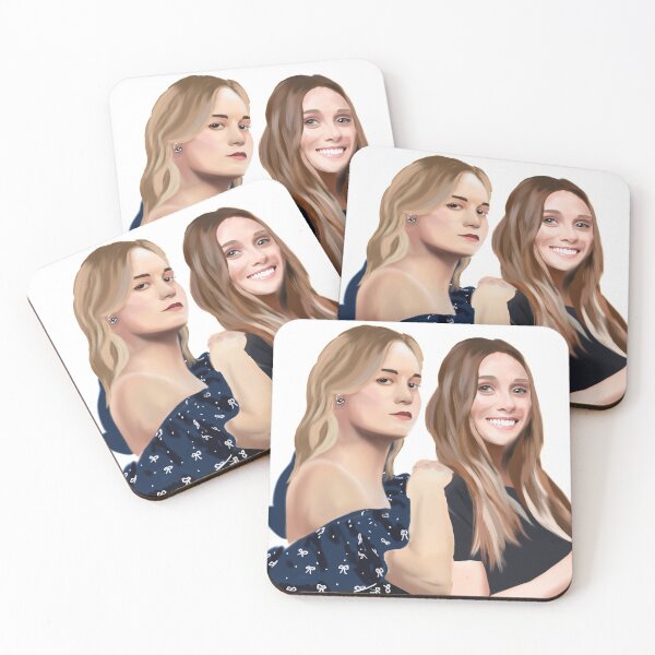 Item preview, Lizzie and Brie (no outline) designed and sold by ZsDigitals.