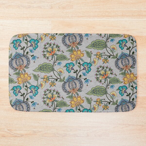 Item preview, vintage chintz flowers designed and sold by vidyaroul.