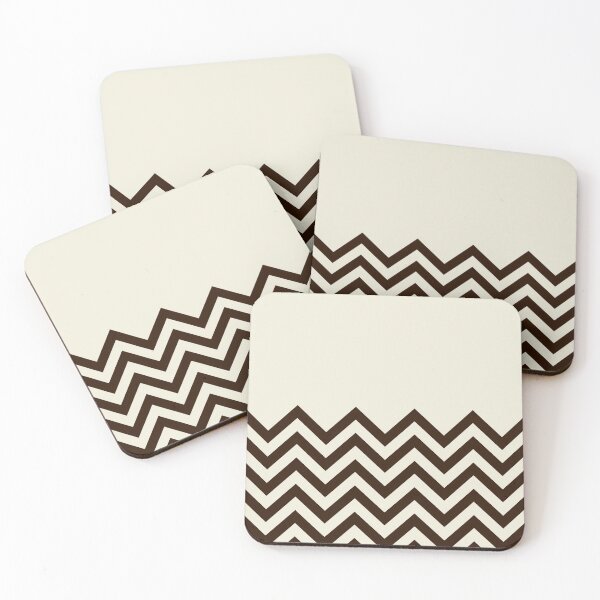 Item preview, Chevron dark brown and beige concept pattern designed and sold by likebakerdo.