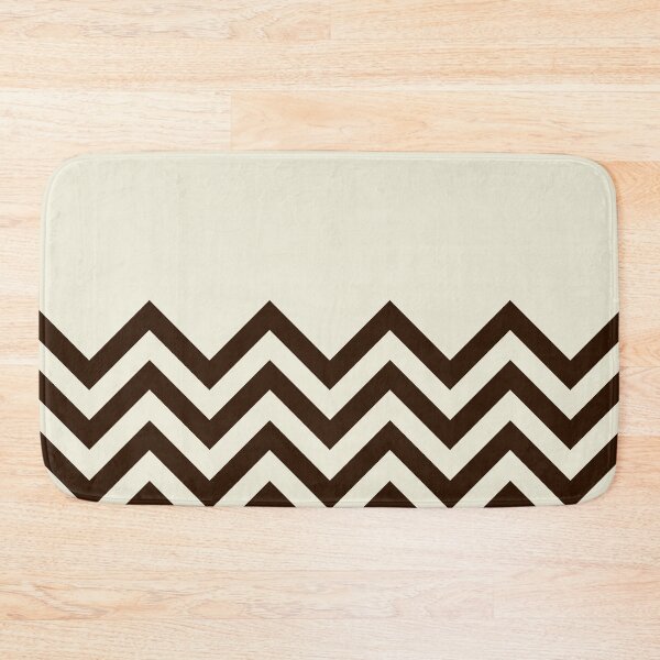 Item preview, Chevron dark brown and beige concept pattern designed and sold by likebakerdo.