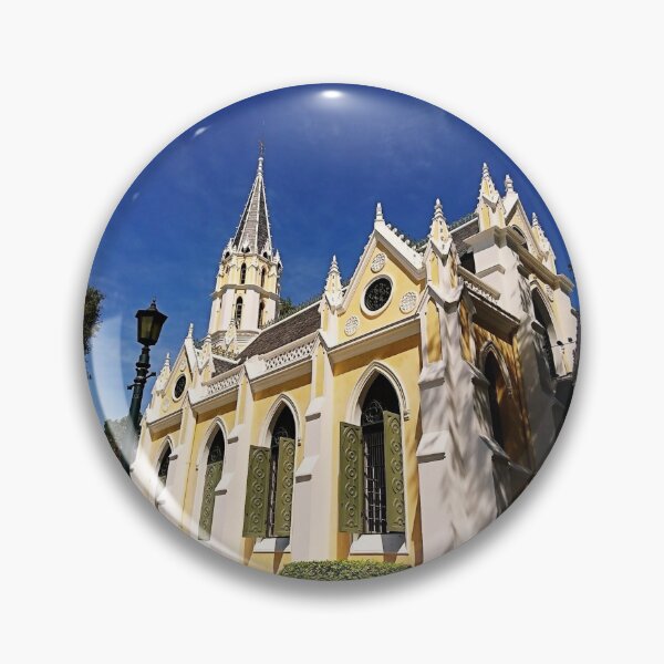 Item preview, Wat Niwet in Ayutthaya Thailand with blue sky and love heart designed and sold by NymphWareroom.