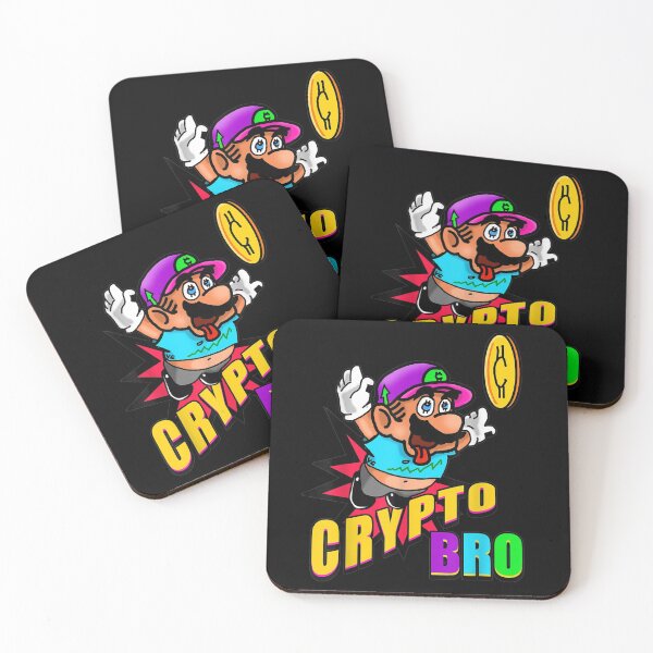 Artikelvorschau, Mens Crypto Bro Cryptocurrency Blockkette Münzgeld Aktien T-Shirt entworfen und verkauft von truongxa35748.