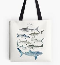 Sharks - Landscape Format Tote Bag