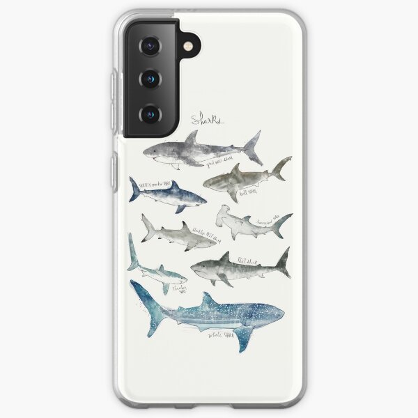 Aperçu de l'œuvre Requins - Format paysage créée et vendue par Amy Hamilton.