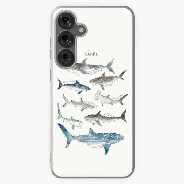 Aperçu de l'œuvre Requins - Format paysage créée et vendue par Amy Hamilton.