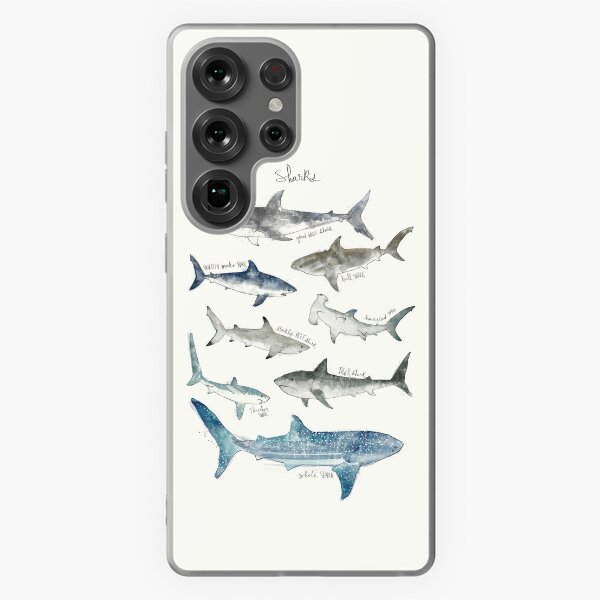 Aperçu de l'œuvre Requins - Format paysage créée et vendue par Amy Hamilton.