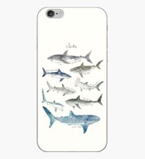 Sharks - Landscape Format iPhone Case