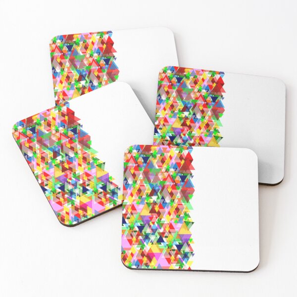 Item preview, Colorful abstract shape pattern geometrical shaped texture. Simple and minimally designed pattern designed and sold by Artsy Boulevard.