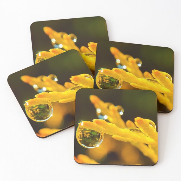 Item preview, Water Droplet Yellow Morning designed and sold by KirstyNadineArt.