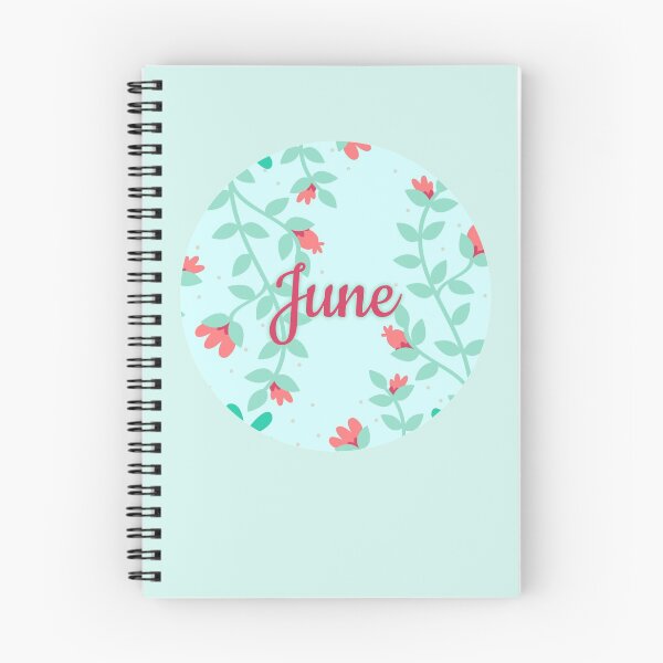 Item preview, June monthly design for journals & planners designed and sold by Quills-Nest.