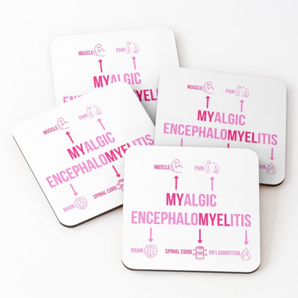 Item preview, Pink Myalgic Encephalomyelitis Definition Diagram designed and sold by Chantelle  Spies.