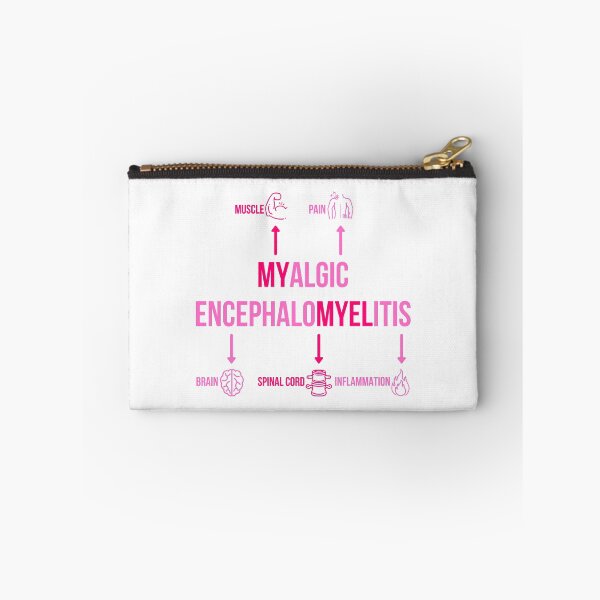 Artikelvorschau, Pink Myalgic Encephalomyelitis Definitionsdiagramm entworfen und verkauft von Chantelle Spies.