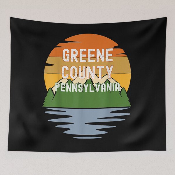 Item preview, From Greene County Pennsylvania Vintage Sunset Gift  designed and sold by dominique235.