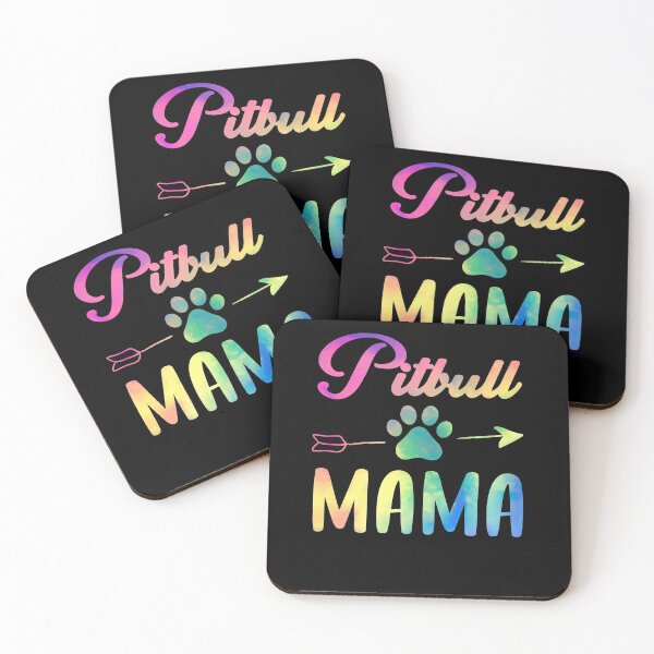 Item preview, Cute Colorful Pitbull Mama Design for Pittie Owner / Pitbull Mom Gifts / Mother's Day Gift  designed and sold by Chamssou.